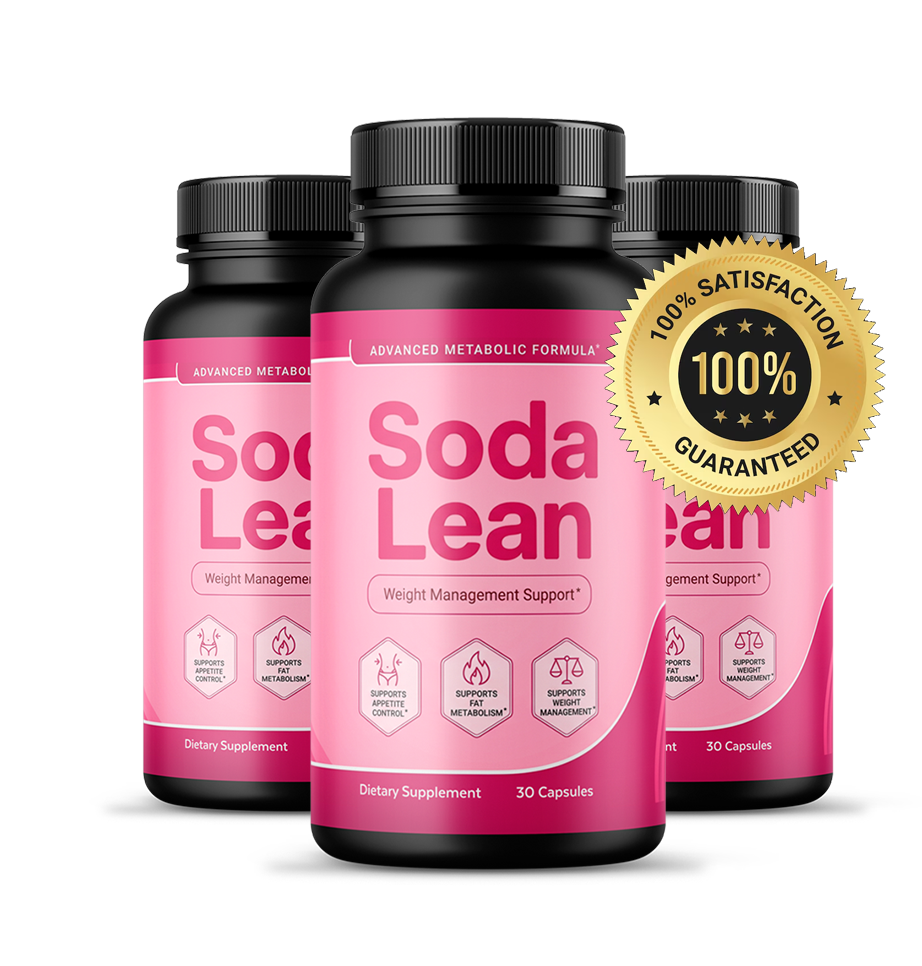SodaLean 180-day money-back guarantee badge